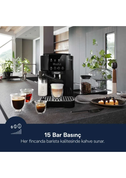 DeLonghi ECAM220.60.B Magnifica Start Coffee Machine Black