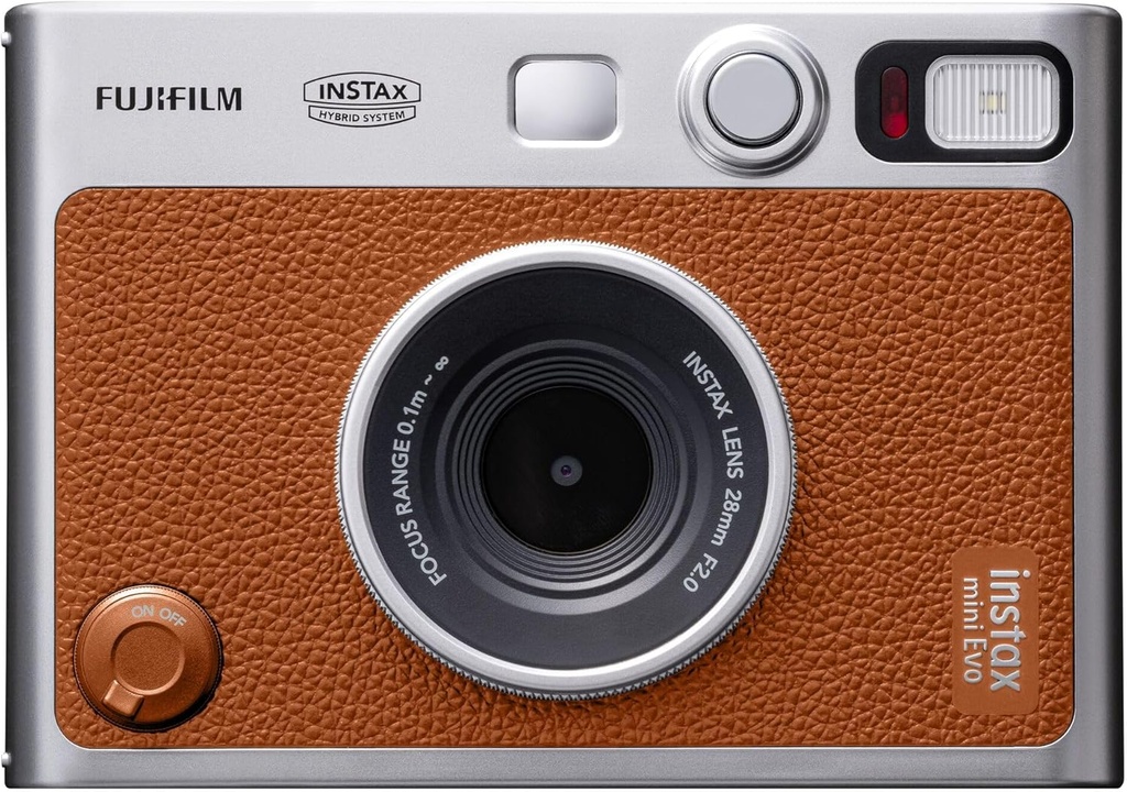 Fuji Instax Mini EVO Instant Camera (Brown)