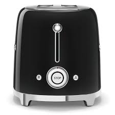 Smeg TSF02BLEU "50's Style Aesthetic" Toaster - Black