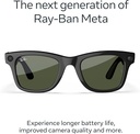 Ray-Ban Meta wayfarer Gen 2 RW4012 S-50 Shiny Black G-15 Green Lens
