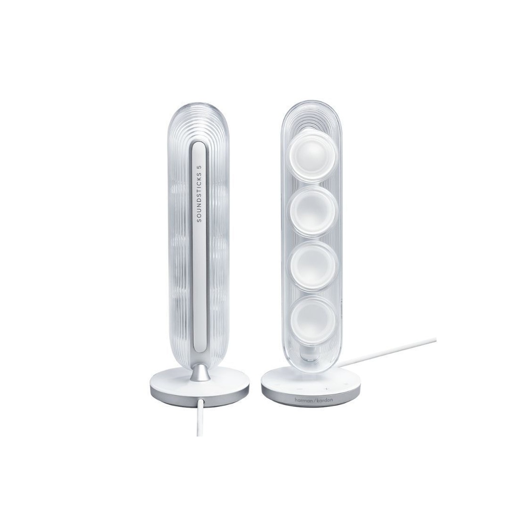 HARMAN KARDON Soundsticks 5 Bluetooth Speaker White - HK.HKSOUNDSTK5WEP