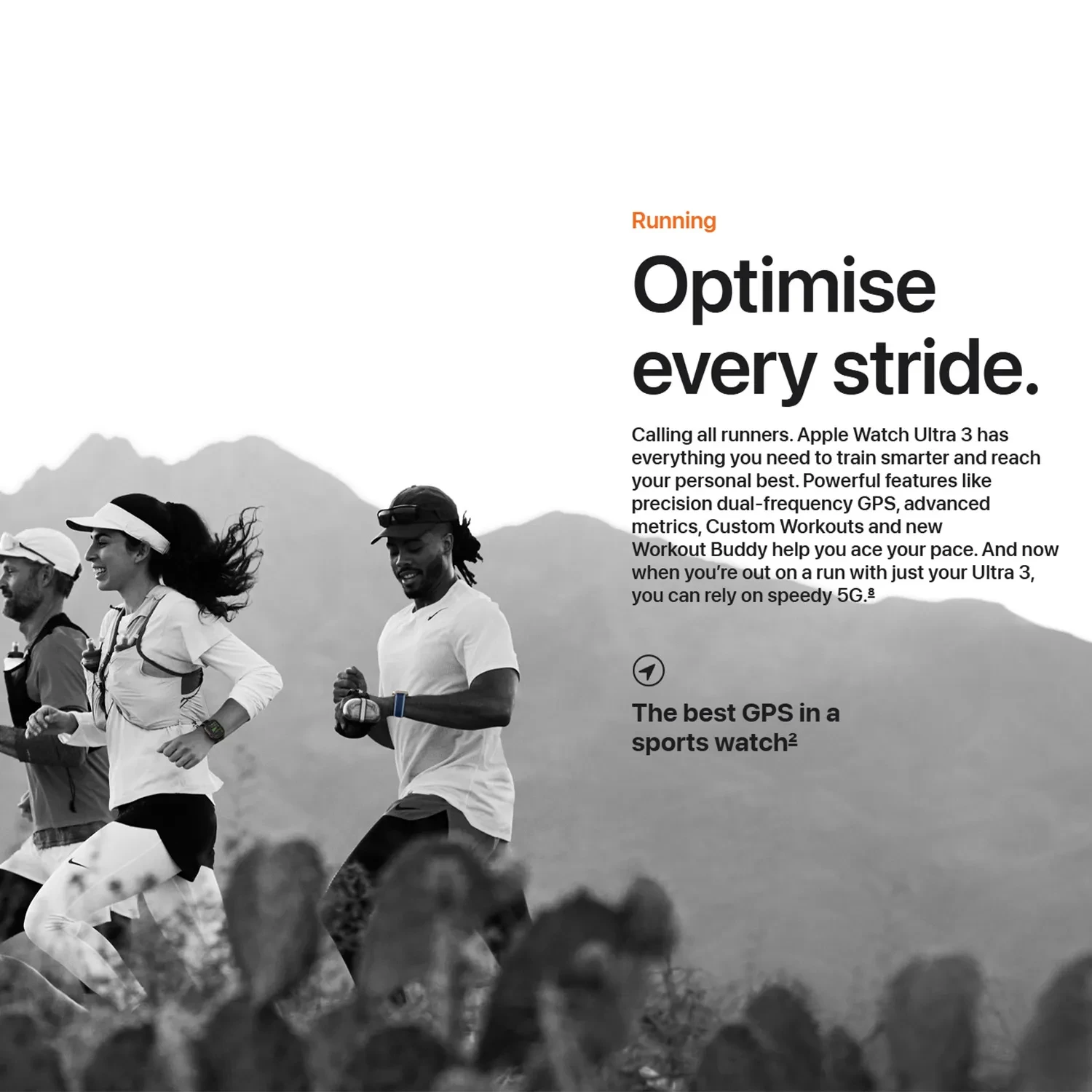 Apple Watch Ultra 3 49mm Natural Titanium Case with Anchor Blue Ocean Band - MEWH4Z