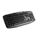Everest KB-250U USB Wired Multimedia Keyboard Q Turkish Black