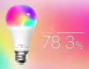 Meross Smart RGB Bulb, 810L/9W MSL120UK