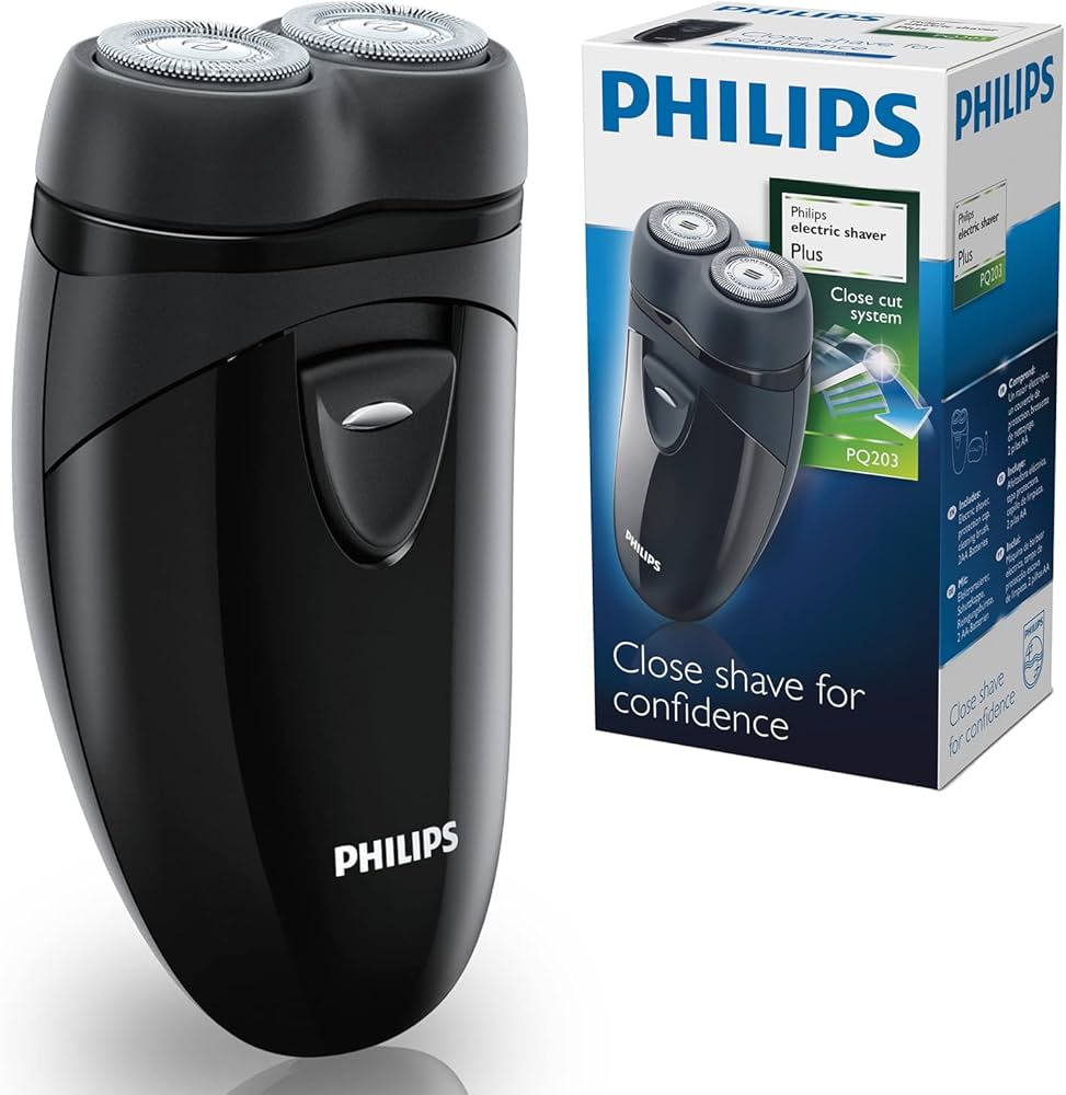 Philips PQ203 Hair Electric Shaver Plus Battery Operated