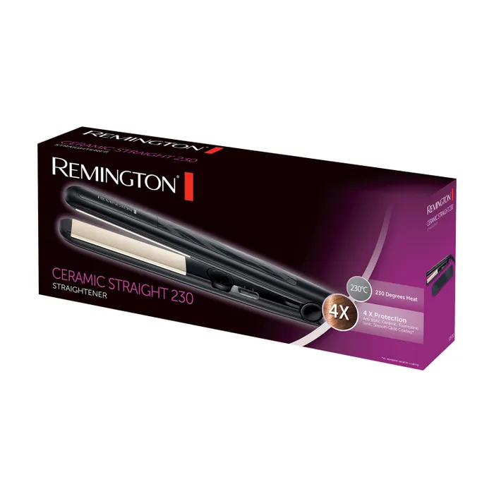 Remington S3500 E51 Ceramic Straight Slim 230 Hair Straightener Black