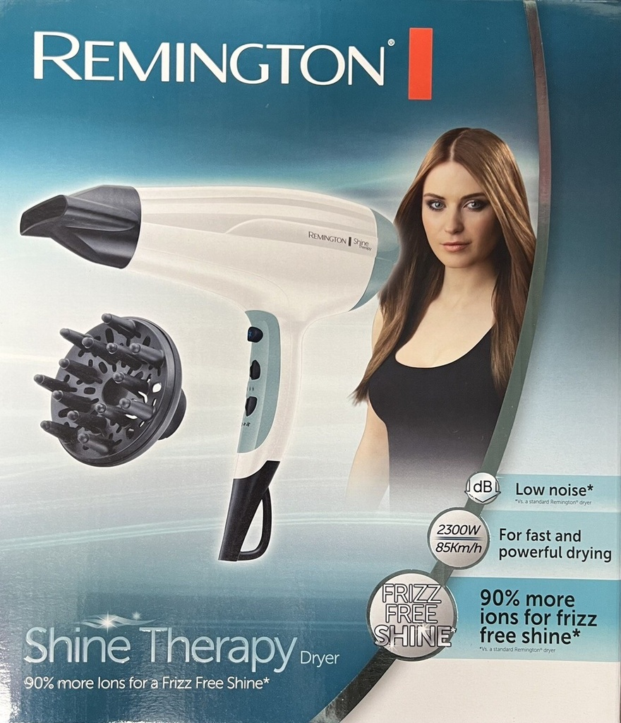 Remington D5216 Shine Therapy - Hair Dryer, Black