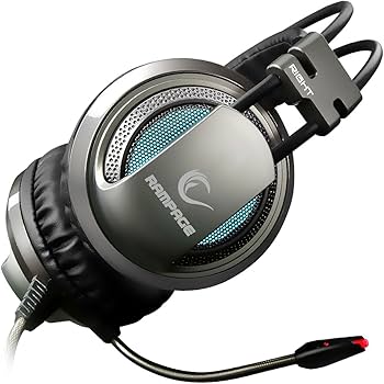 Rampage SN-RW6 Raptor 7.1 Surround Led Lighting Vibrating Gaming Headset with Microphone