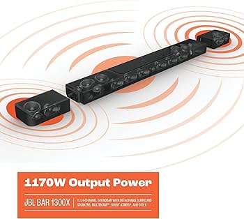 JBL Bar 1300 Dolby Atmos 15 Channels Wireless Soundbar Black JB.JBLBAR1300BLKEP