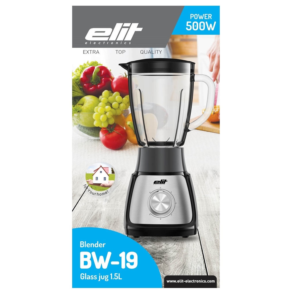Elite Blender table BW-19 500W inox - 11458