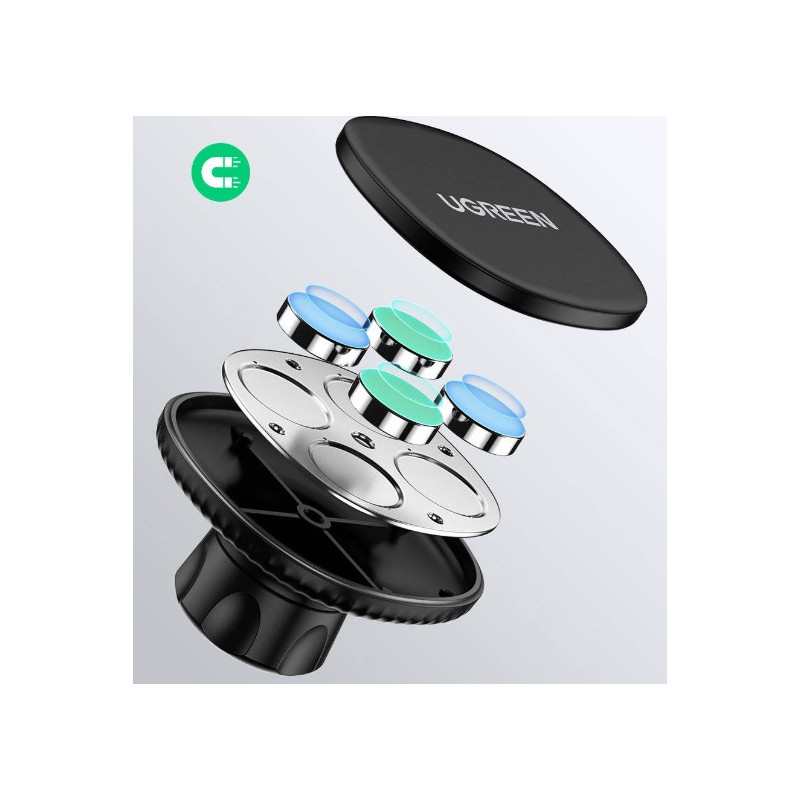 Ugreen Magnetic Car Phone Holder Adhesive for Dashboard Black (LP292)