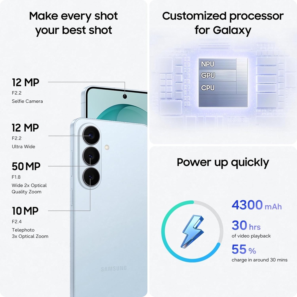 SAMSUNG Galaxy S26 5G 12/256GB Black