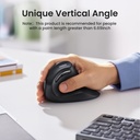 Ugreen Vertical Ergonomic Wireless Mouse (BT 5.0+2.4G) 6 Buttons White 45759 MU008