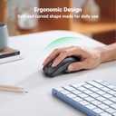UGREEN 4.000 DPI Ergonomik Sessiz Kablosuz Optik Mouse Siyah MU006-90855