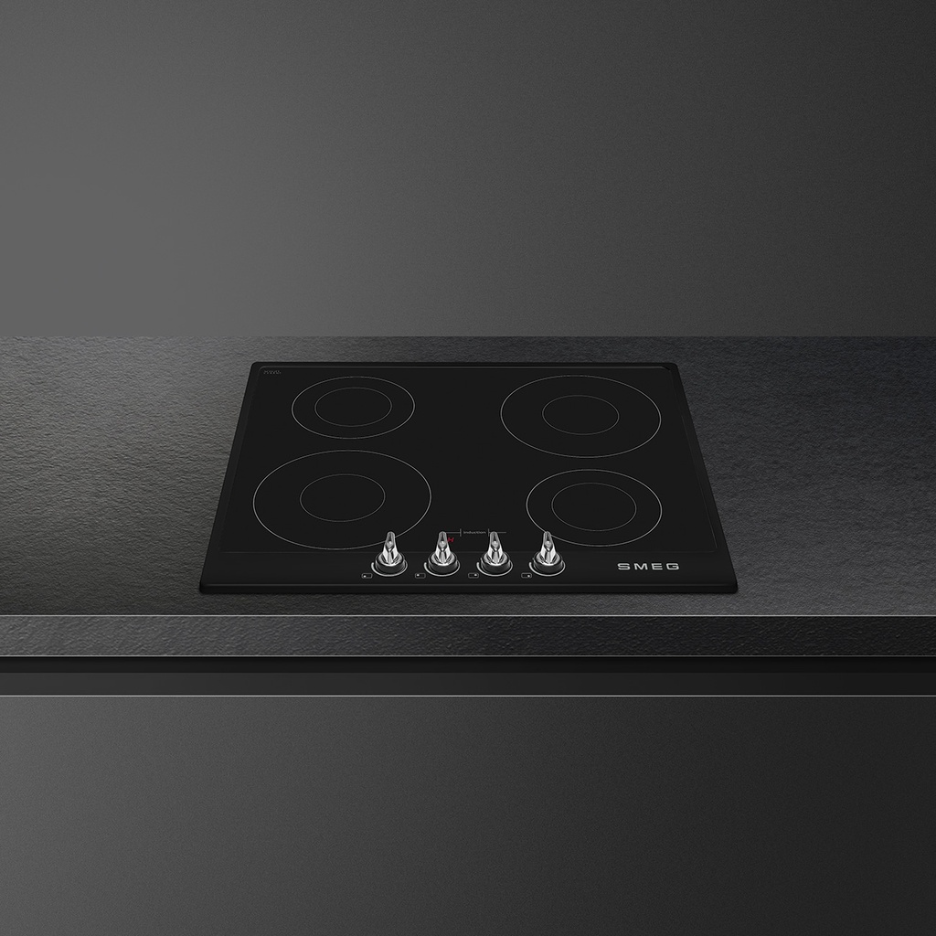 Smeg SI964NM 60cm Induction Black Hob "Victoria Aesthetic"