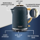 Breville Curve Jug Kettle Navy & Gold - VKT171