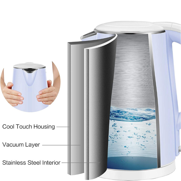 Midea MKHJ1705B 2200W Kettle - Light Blue