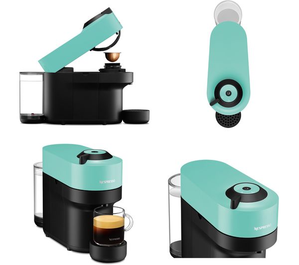 Nespresso by Krups Vertuo Pop XN920440 Smart Coffee Machine - Aqua Mint
