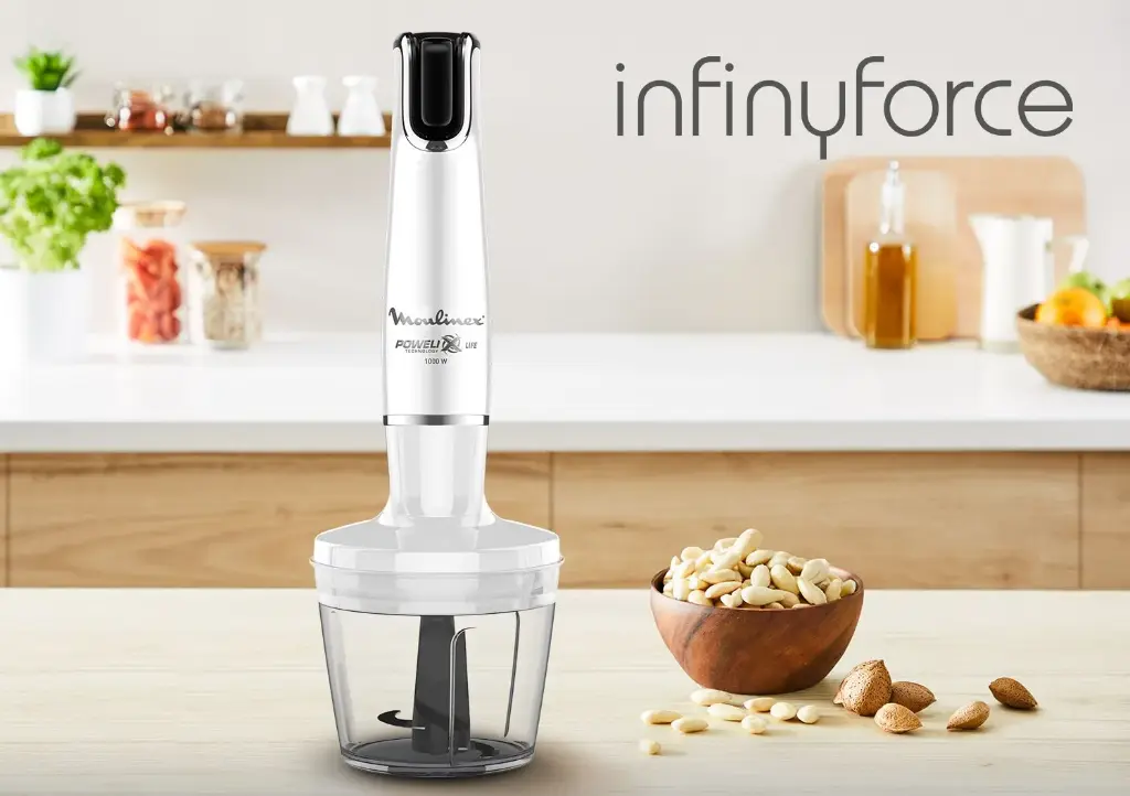 Tefal Blender Moulinex InfinyFORCE V2 6in1 White (7211004274)