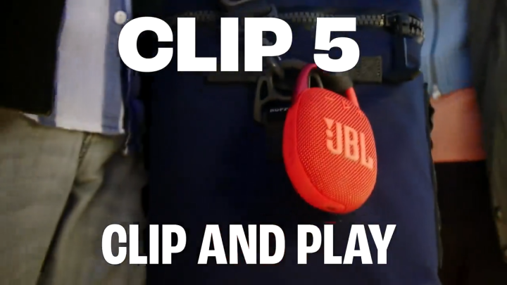 JBL Clip5, Bluetooth Speaker, IP67, Blue - JB.JBLCLIP5BLU