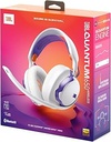 JBL Quantum 650 Kablosuz Bluetooth Kulak Üstü Gaming Kulaklık Beyaz - JB.JBLQTUM650WHT
