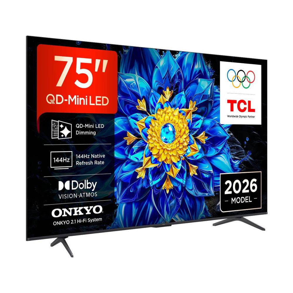TCL 75P8L Premium 4K Ultra HD 75"Google Smart QD Mini LED TV