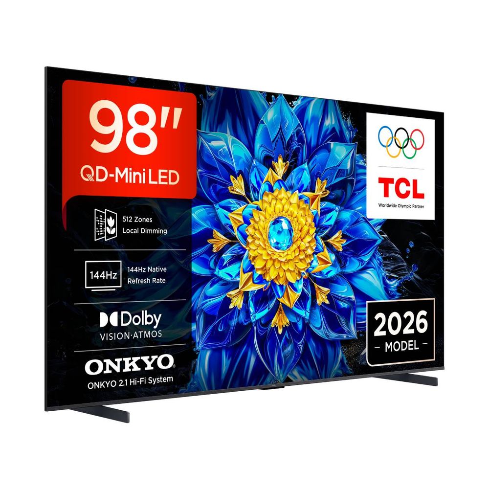 TCL 98P8L Premium 4K Ultra HD 98" Google Smart QD Mini LED TV