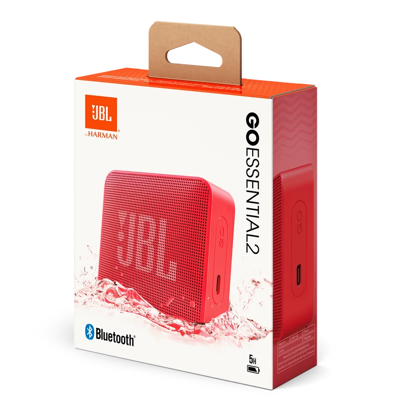 JBL GO Essential 2 Bluetooth Portable speaker - Red - JBLGOES2RED