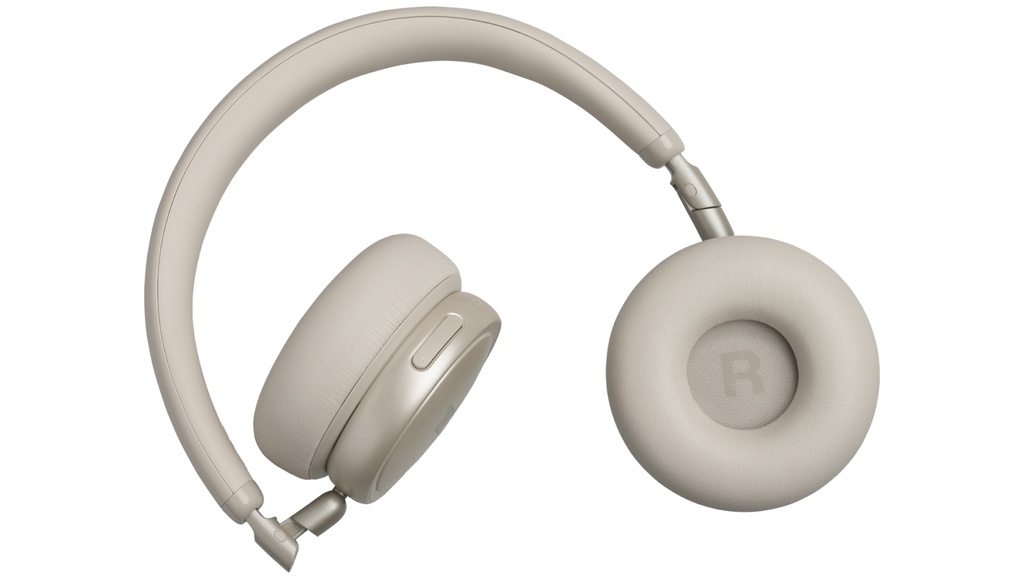 JBL Live 680 BT NC Wireless Headphones (Champagne, On-Ear)