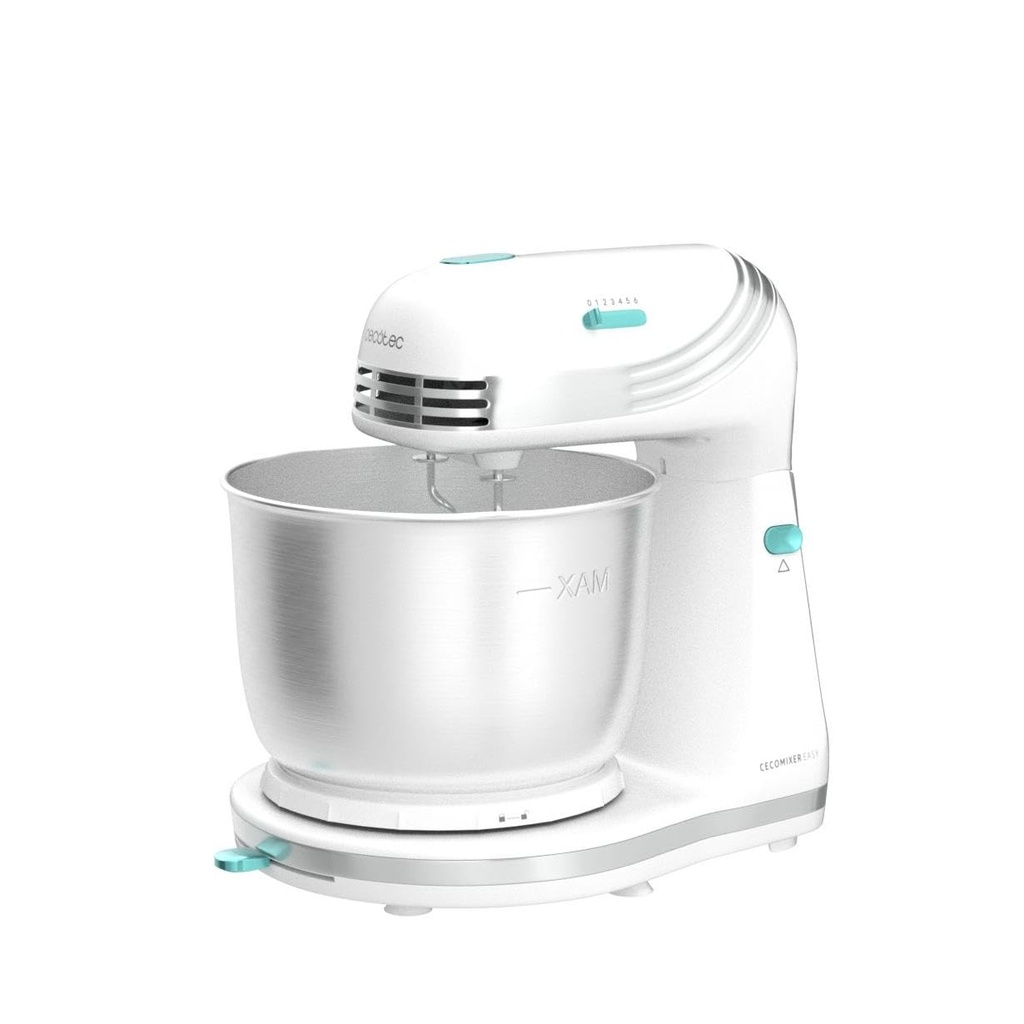 Cecomixer Easy White Stand Mixer – Dough Kneading and Whisking Machine