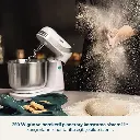 Cecomixer Easy White Stand Mixer – Dough Kneading and Whisking Machine