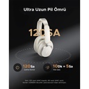UGREEN HiTune Max6 Studio Pro Hybrid Active Noise Cancelling Wireless Over-Ear Headphones - White 55614