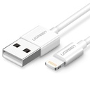 UGREEN USB-A to Lightning Data and Charging Cable US155 20730 18W 2m White 