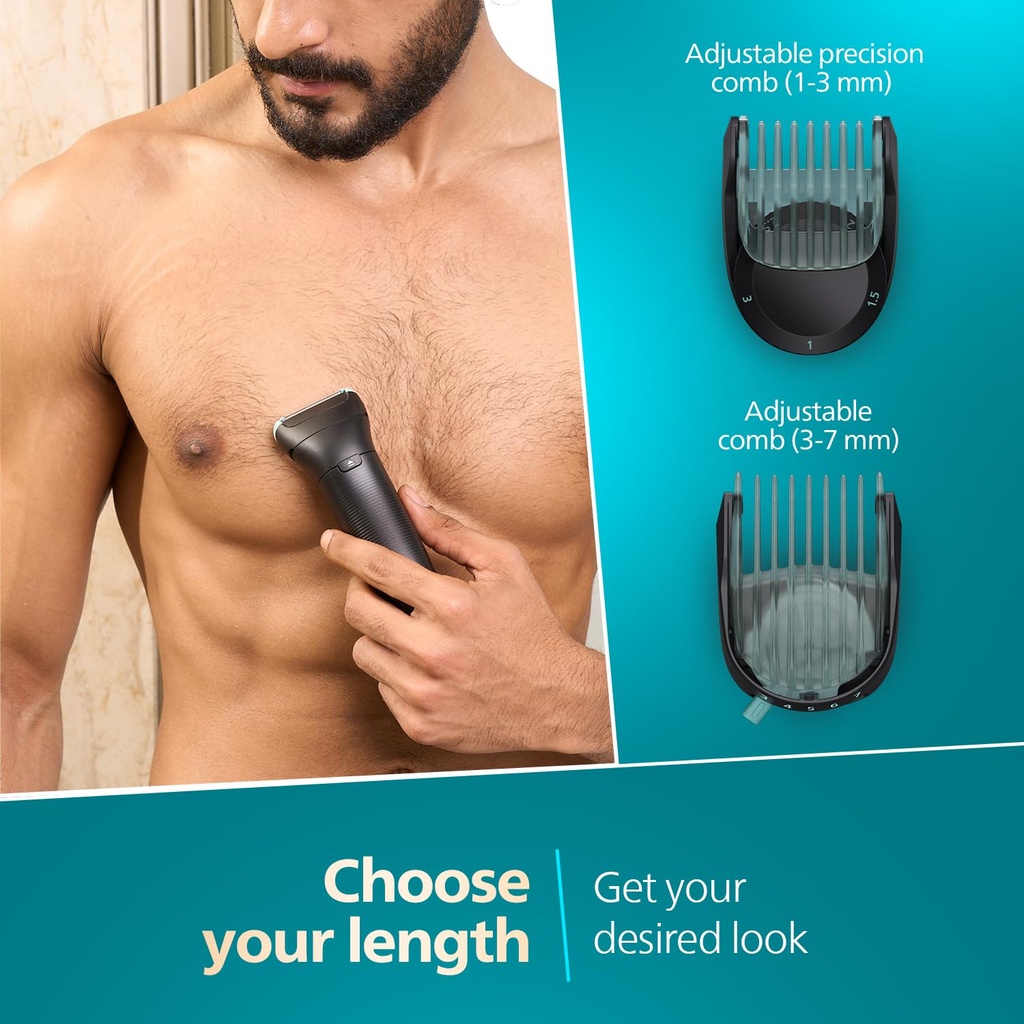 Philips 7000 series Body Groomer BG7470/15 - Black 