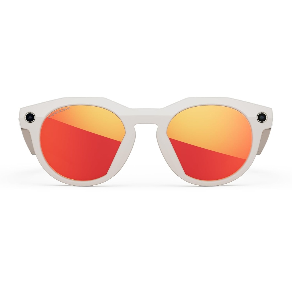 Oakley Meta HSTN Glasses - Warm Gray / Prizm Ruby - 00W8002-80020451 S51