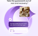 Google Fitbit Air - Screenless Fitness and Health Tracker - Personalized AI-Powered Coaching - Obsidian 