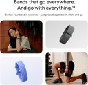 Google Fitbit Air - Screenless Fitness and Health Tracker - Personalized AI-Powered Coaching - Obsidian 