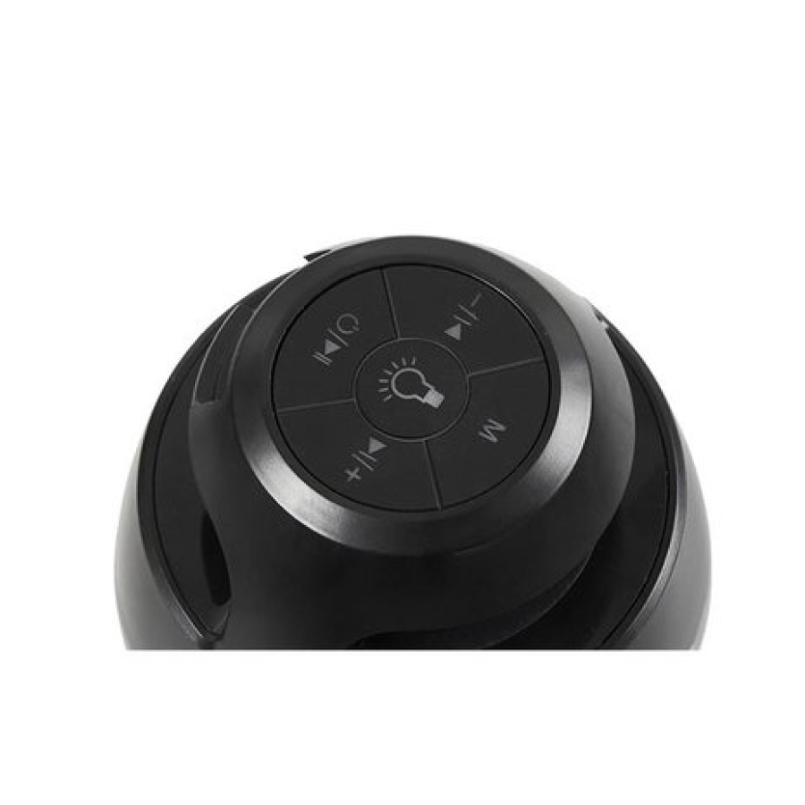 Mikado MD-23BT Shadowy Black Tf Card Supported Bluetooth Flame Light Speaker