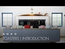 Smeg TSF01 Toaster "50's Style Aesthetic"