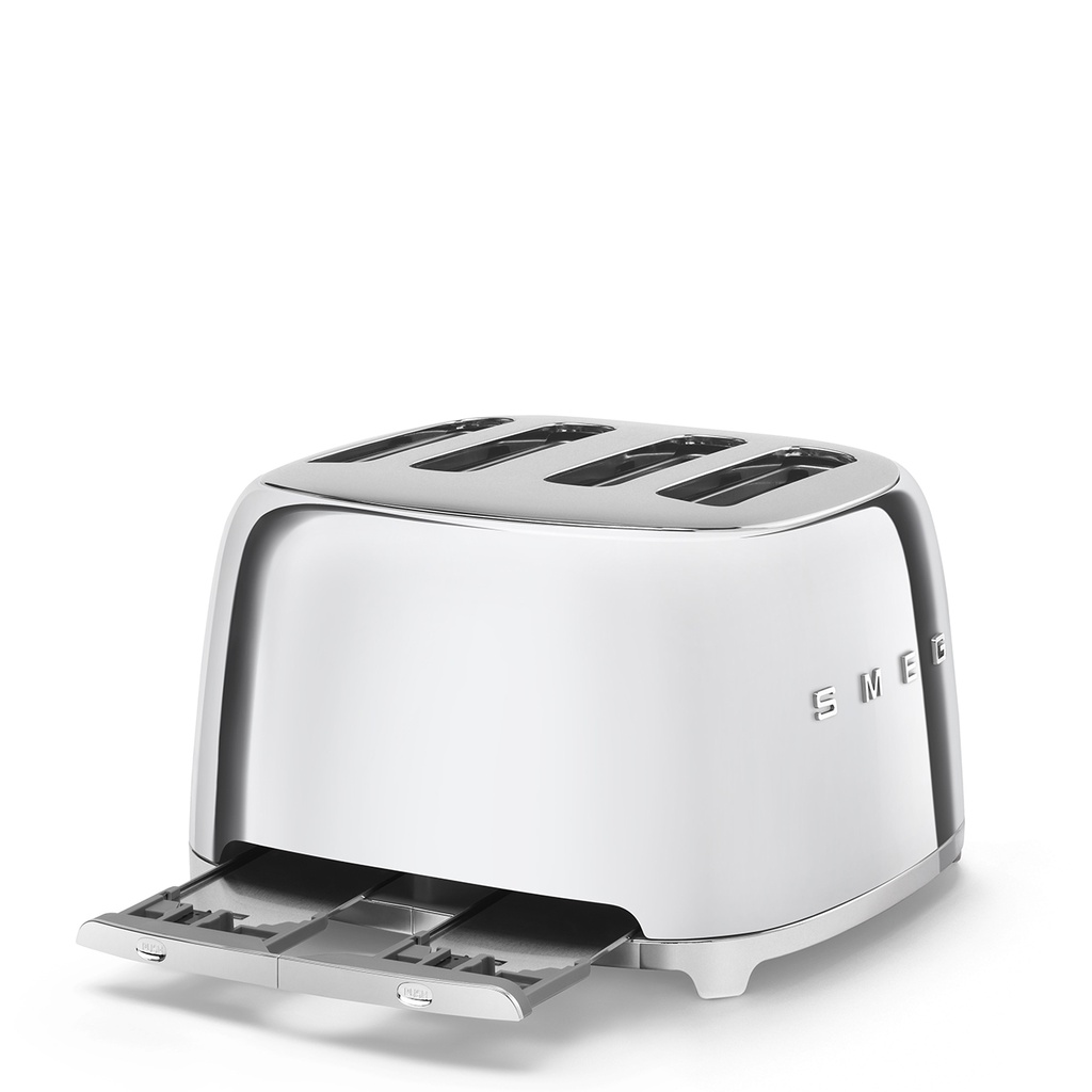 Smeg TSF03SSEU 4 Slice Toaster - Stainless Steel 