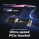 DATO Dark Sword Lite 2TB SSD For PS5