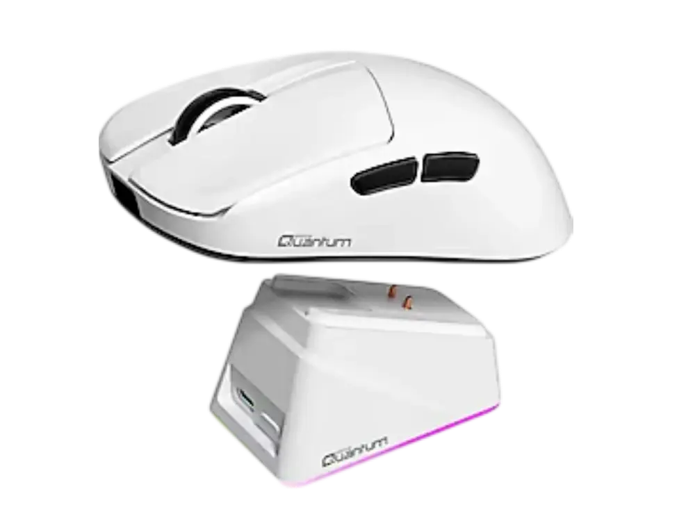 QUANTUM Wireless Mouse-Quantum Gaming Fluxmouse G13 Pro 3Mod White