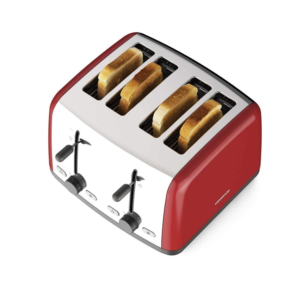 Kenwood Scene TTM480RD 4 Slices Toaster - Red