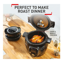 Tefal Extra Crisp EY150840 Air Fryer Digital Lid 1300W - Black