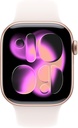 Apple Watch Series 11 GPS 42mm Rose Gold Aluminium Light Blush Sport Band S/M MEU04