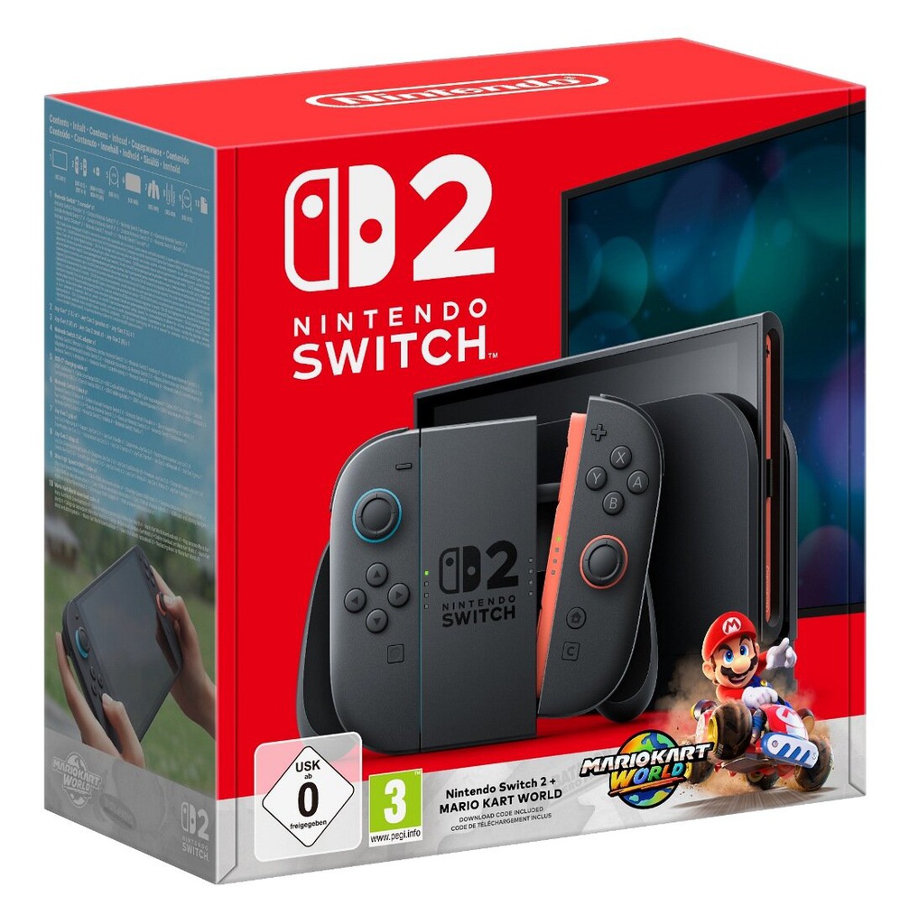 Nintendo Switch 2 Console + Mario Kart World Bundle
