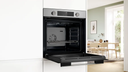 BOSCH Serie 4 Built-in Electric Oven Stainless steel - HJA737BR0