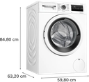 Bosch WAN24200ME Washing Machine 8kg, White