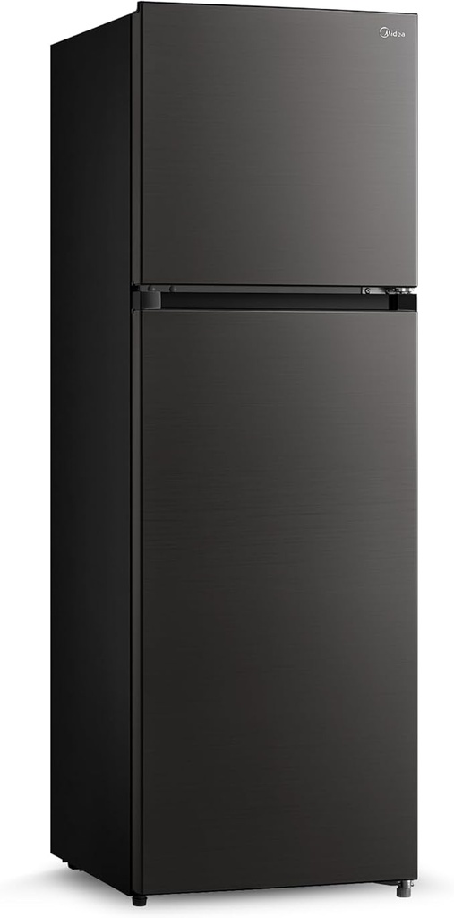 Midea 266Lt. Net Double Door Refrigerator With Multi-Air Flow Technology - MDRT390MTE28AE Jazz Black