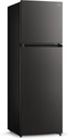 Midea 266Lt. Net Double Door Refrigerator With Multi-Air Flow Technology - MDRT390MTE28AE Jazz Black